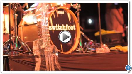 ICE BULB Performs LIVE Carving Show & Opens for Grammy Award Winning SWITCHFOOT!